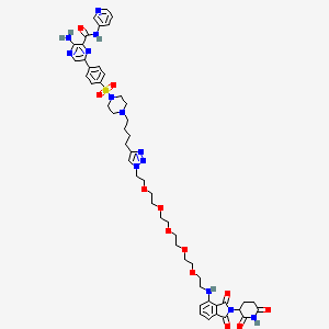 molecular formula C51H63N13O12S B12382002 GSK3 Degrader PT-65 