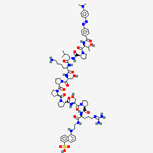 molecular formula C80H114N20O18S B12382006 Calpain substrate 