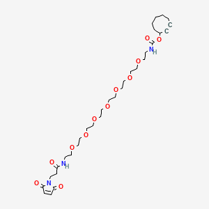 molecular formula C32H51N3O12 B12382017 SCO-PEG7-Maleimide 