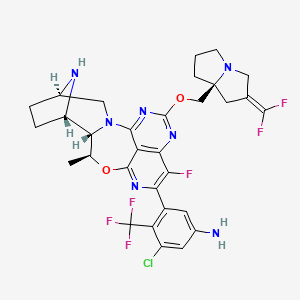 molecular formula C31H30ClF6N7O2 B12382072 Krasg12D-IN-3 