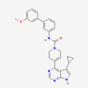 molecular formula C28H27N5O2 B12382078 Limk-IN-2 