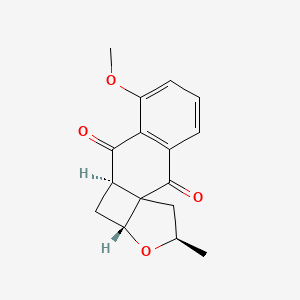 molecular formula C16H16O4 B1238211 Elecanacin CAS No. 199468-89-8