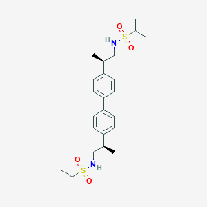 N,N'-[biphenyl-4,4'-Diyldi(2r)propane-2,1-Diyl]dipropane-2-Sulfonamide