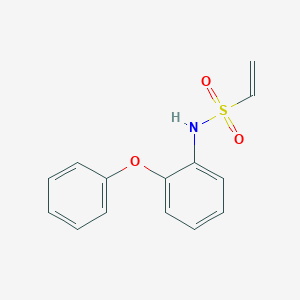 molecular formula C14H13NO3S B12382136 DC-TEADin04 