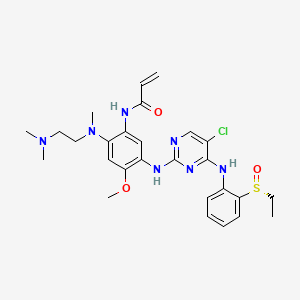 molecular formula C27H34ClN7O3S B12382144 Alk/egfr-IN-2 