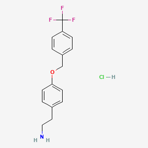 molecular formula C16H17ClF3NO B12382150 Mao-B-IN-27 