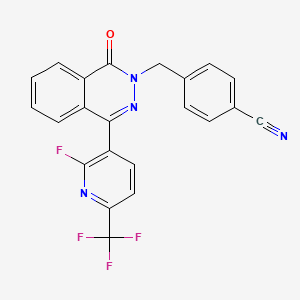 molecular formula C22H12F4N4O B12382176 Hbv-IN-43 