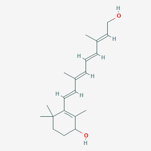molecular formula C20H30O2 B1238223 All-trans-4-hydroxyretinol CAS No. 15353-44-3