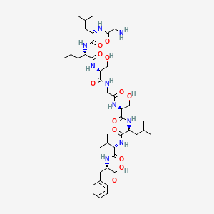 molecular formula C42H69N9O12 B12382236 Mouse TREM-1 SCHOOL peptide, control 