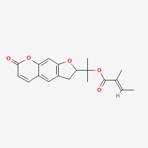 molecular formula C19H20O5 B1238224 Sprengelianine, (+/-)- CAS No. 36706-20-4