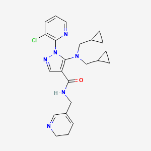 molecular formula C23H27ClN6O B12382251 Transketolase-IN-6 