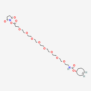 molecular formula C32H54N2O14 B12382266 (R,E)-TCO-PEG8-NHS ester 