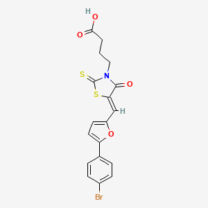 molecular formula C18H14BrNO4S2 B12382267 Ask1-IN-4 