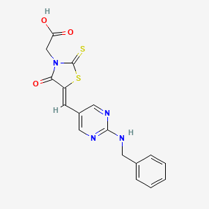 molecular formula C17H14N4O3S2 B12382270 PPAR|A agonist 10 