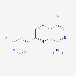 molecular formula C13H8BrFN4 B12382290 Tnik-IN-6 