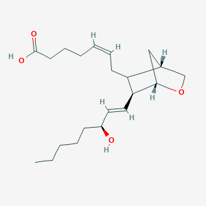 molecular formula C21H34O4 B1238230 (Z)-7-[(1S,4S,6S)-6-[(E,3S)-3-羟基辛-1-烯基]-2-氧代双环[2.2.1]庚烷-5-基]庚-5-烯酸 