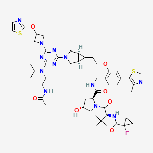 molecular formula C49H65FN12O7S2 B12382312 BRD9 Degrader-1 