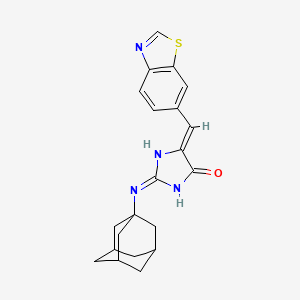 molecular formula C21H22N4OS B12382337 Leucettinib-92 