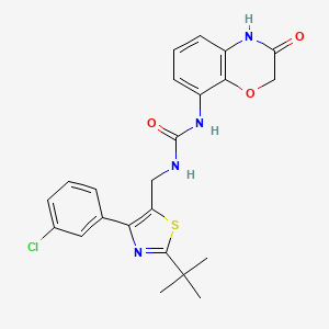 molecular formula C23H23ClN4O3S B12382347 TRPV1 antagonist 7 