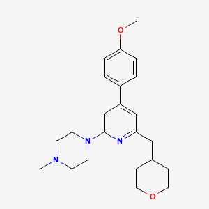 molecular formula C23H31N3O2 B12382371 5-HT6R antagonist 2 