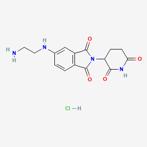 Pomalidomide-5-C2-NH2 (hydrochloride)