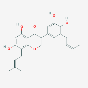 molecular formula C25H26O6 B12382376 Glyurallin B CAS No. 199331-53-8