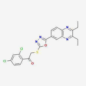 molecular formula C22H18Cl2N4O2S B12382393 Egfr-IN-88 