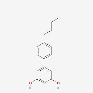 molecular formula C17H20O2 B12382400 Antifungal agent 76 