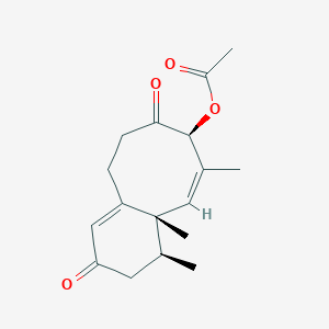 molecular formula C17H22O4 B1238246 laevinone A 