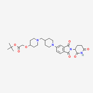 molecular formula C30H40N4O7 B12382462 E3 Ligase Ligand-linker Conjugate 74 