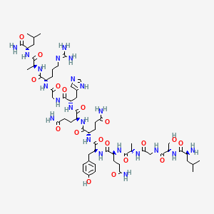 molecular formula C61H98N22O18 B12382488 Obestatin(11-23)mouse, rat 