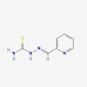 molecular formula C7H8N4S B1238251 2-吡啶甲醛硫脲肼 CAS No. 61043-10-5