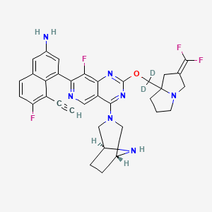 molecular formula C34H31F4N7O B12382510 Krasg12D-IN-2 