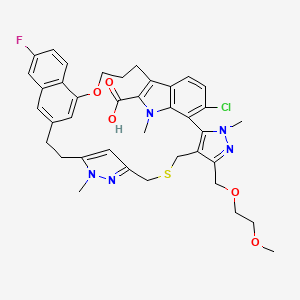 molecular formula C39H41ClFN5O5S B12382526 Mcl-1 inhibitor 14 