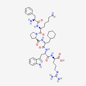 molecular formula C46H67N11O7 B12382531 C5aR1 antagonist peptide 