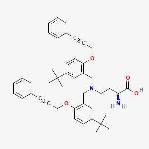 molecular formula C44H50N2O4 B12382561 Asct2-IN-2 