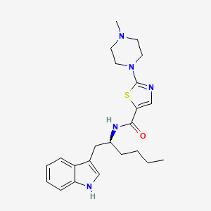 molecular formula C23H31N5OS B12382565 (S)-Minzasolmin 