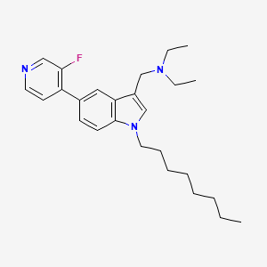 molecular formula C26H36FN3 B12382599 Icmt-IN-53 