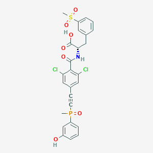 molecular formula C26H22Cl2NO7PS B12382640 Immune cell migration-IN-2 