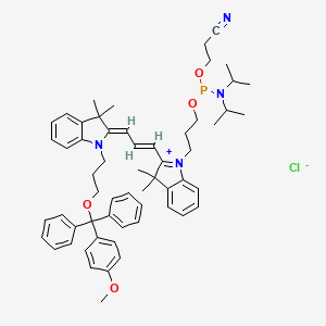 molecular formula C58H70ClN4O4P B12382653 Cy3 Phosphoramidite 