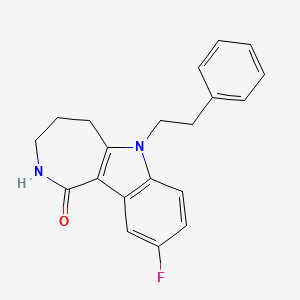 molecular formula C20H19FN2O B12382691 BChE-IN-23 