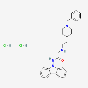 molecular formula C28H34Cl2N4O B12382705 Ebov-IN-2 