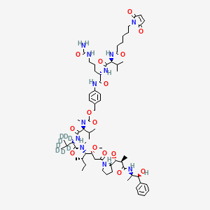 molecular formula C68H105N11O15 B12382707 VcMMAE-d8 