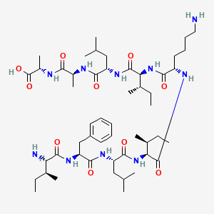 molecular formula C51H88N10O10 B12382715 H-Ile-Phe-Leu-Ile-Lys-Ile-Leu-Ala-Ala-OH 