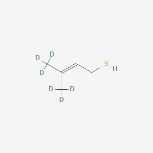 3-Methylbut-2-ene-1-thiol-d6