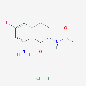 molecular formula C13H16ClFN2O2 B12382737 Exatecan Intermediate 2 (hydrochloride) 