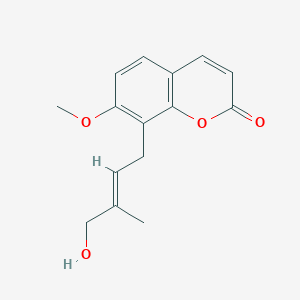 molecular formula C15H16O4 B12382738 Micromarin F 