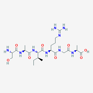 molecular formula C23H43N9O8 B12382766 Sairga 