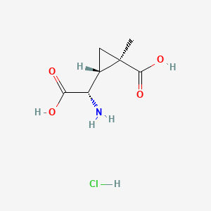 molecular formula C7H12ClNO4 B12382830 mGluR2 agonist 1 (hydrochloride) 