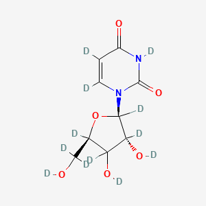 molecular formula C9H12N2O6 B12382845 Uridine-d12 